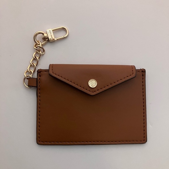 ANNE KLEIN WALLET BROWN AND GOLD CHAIN - Picture 2 of 11